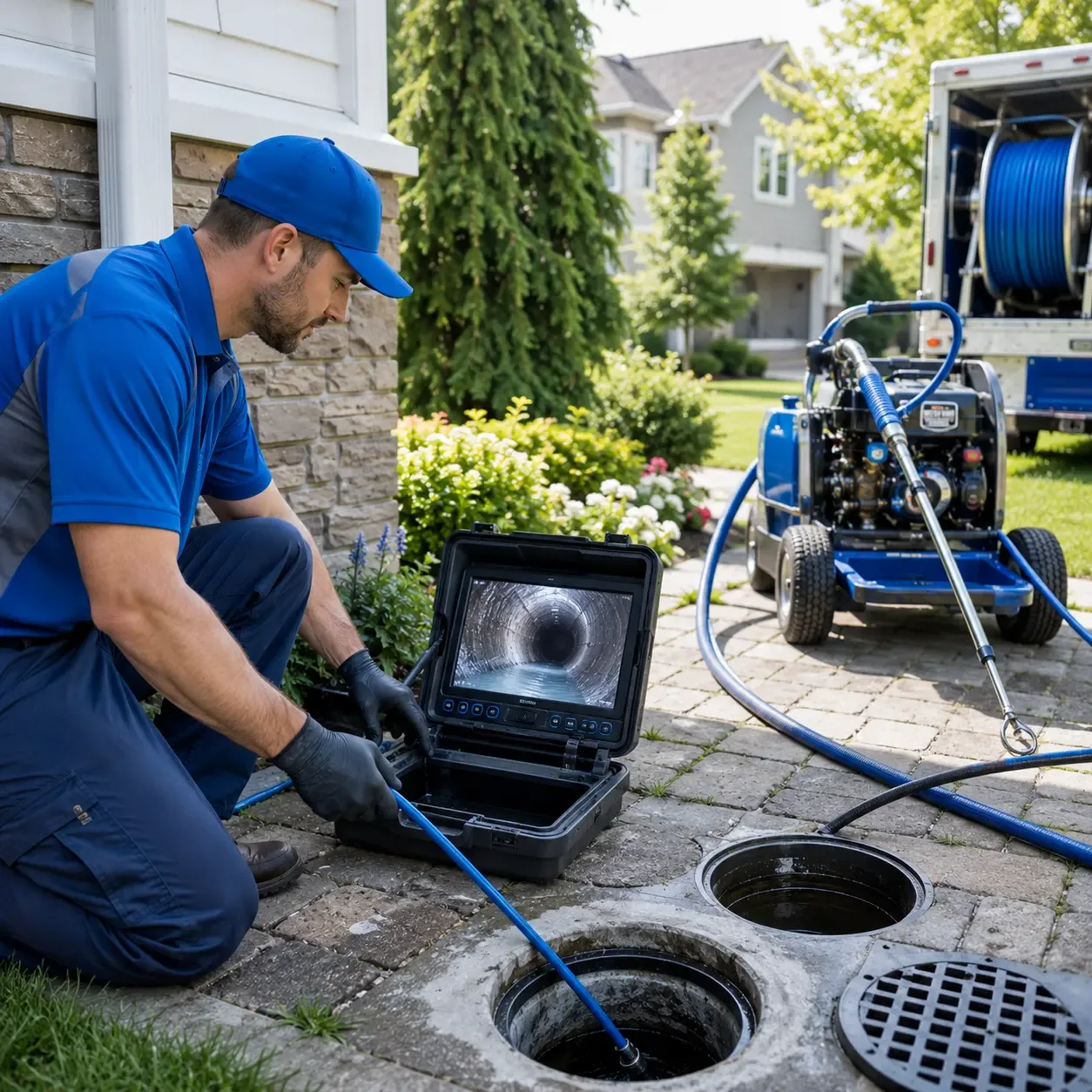 Outdoor drain cleaning professionals serving Rotterdam Junction, NY